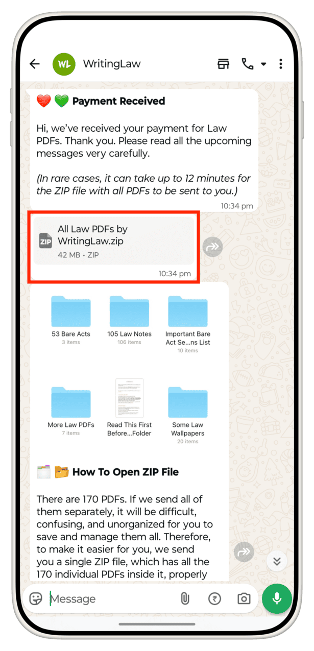 Tap ZIP file